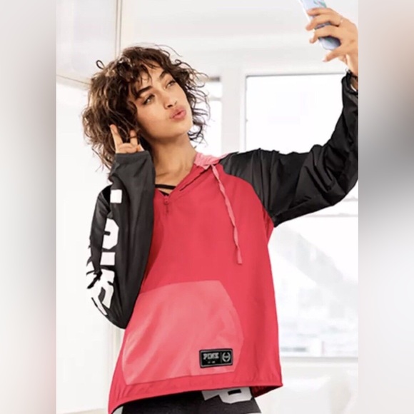 NWT Victoria’s Secret PINK Anorak Windbreaker Jacket | Size XS/S - Picture 2 of 15